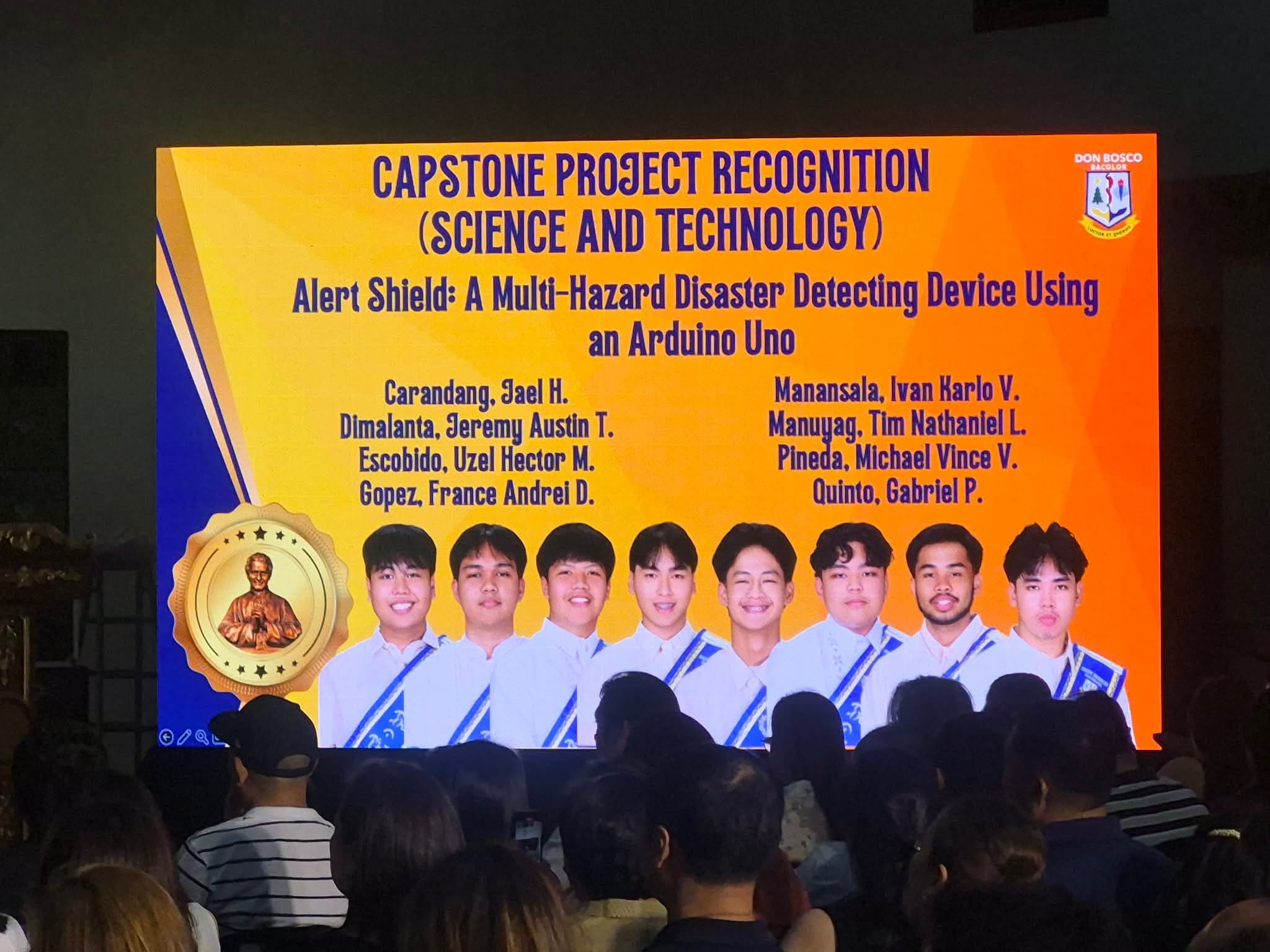 Capstone Project Recognition Ceremony Presentation